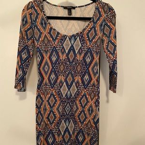 Forever 21 Patterned Mini Dress